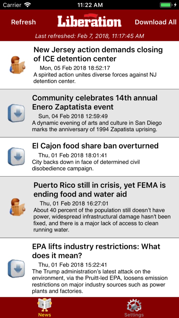 iPhone screenshot