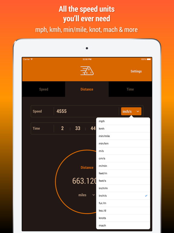 Screenshot #5 pour Speed Distance Time Calculator