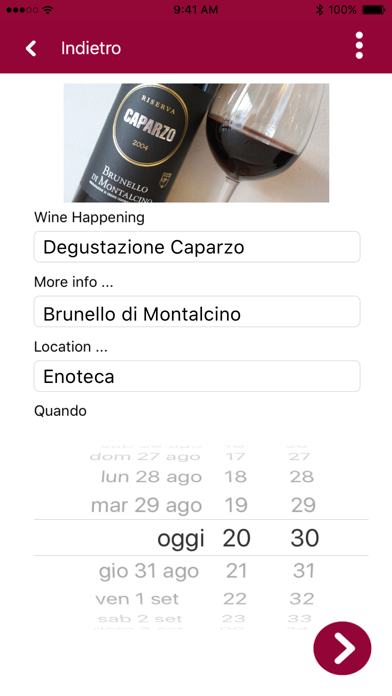 Screenshot #2 pour wineAPPening - Degusta Vino