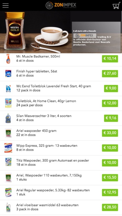 Screenshot #2 pour Zon impex