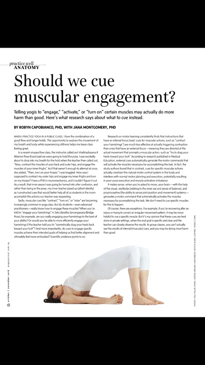 Yoga Journal Singapore Magazine