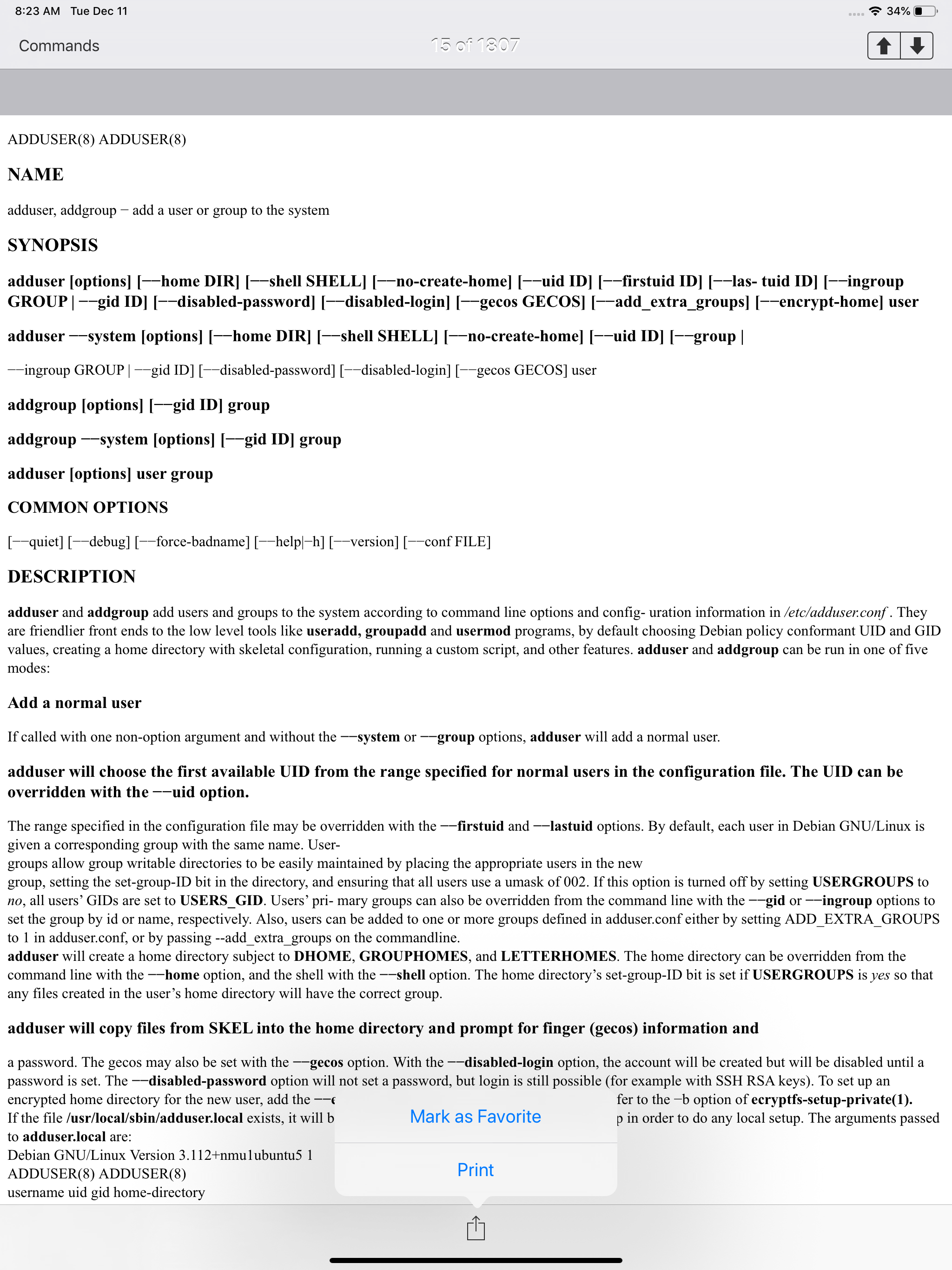 Linux Reference Guide