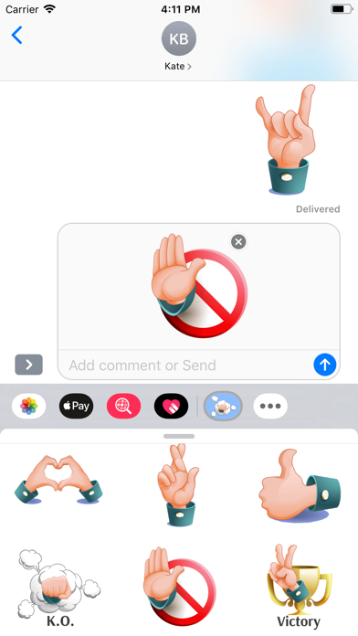 Handy Funny Stickers screenshot 3