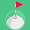 A flat-style designed golf game