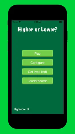 Game screenshot Higher or Lower? mod apk