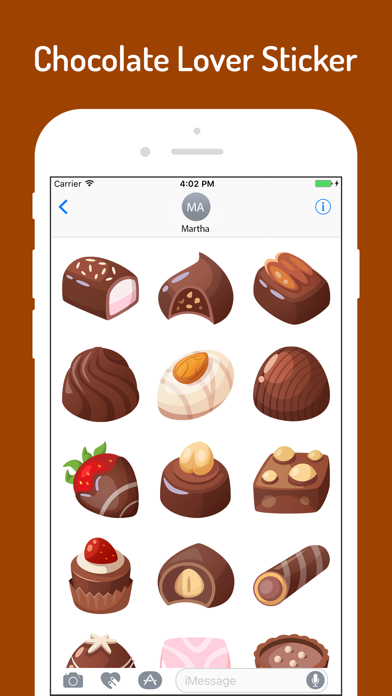 Chocolate Lover Stickers screenshot 2