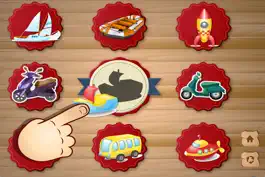 Game screenshot Preschoolers Shapes: Vehicles apk