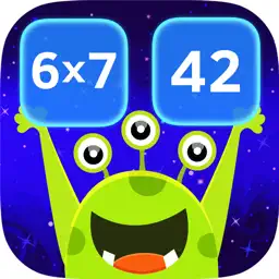Math Matching Game. Space Math qiuz app icon