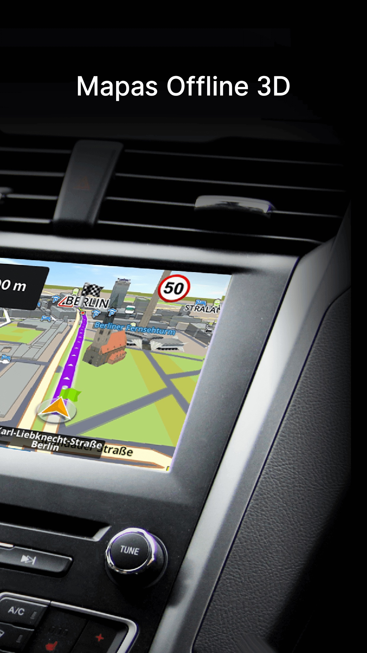 Screenshot do app Car Navigation: Maps & Traffic