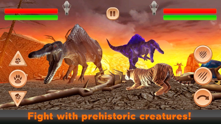 Tiger Vs Dino Kung Fu Fighting