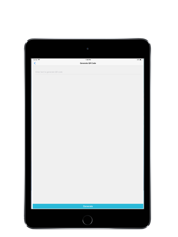 QR Code Read Scan and Generate iPad screenshot 3 - Utilities app