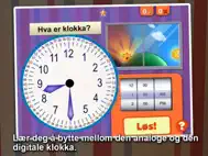 Interaktive Hva er klokka? ipad bilder 2
