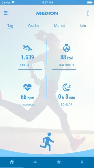 Screenshot von MEDION® Fitness auf dem iPhone 1