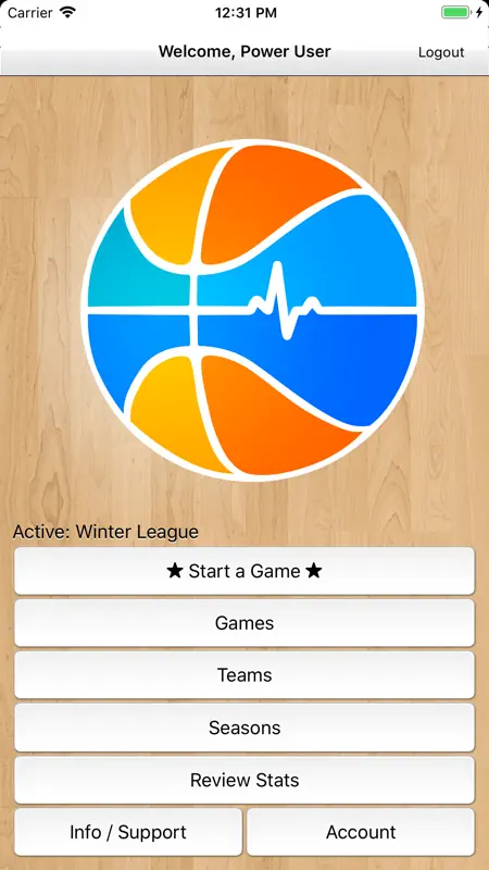Basketball Stat Tracker Live screenshot 1 of 10