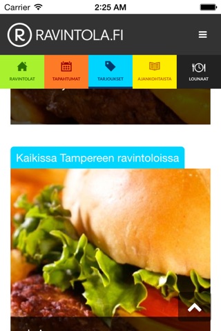 Ravintola.fi screenshot 2