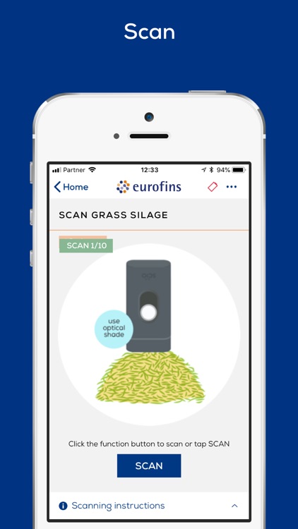 ScanMyFeed, utilizing SCiO