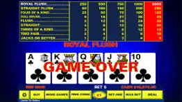 video poker - casino style iphone screenshot 1