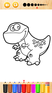 Dinosaur Park Coloring Game screenshot 3