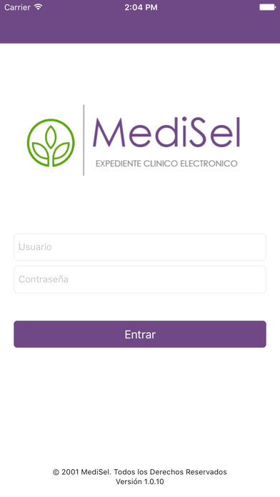 MediSel app screenshot