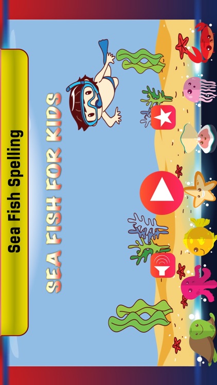 Preschool learning sea fish