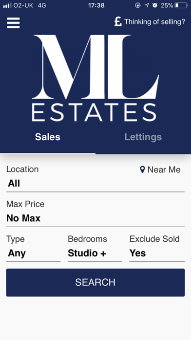 Screenshot #1 pour ML Estates Property Search