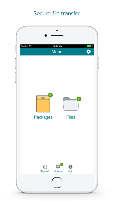 Screenshot #2 pour MOVEit Transfer Mobile