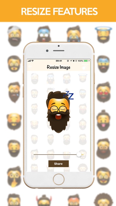 Beard Emoji Stickers screenshot 2