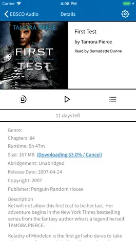 Game screenshot EBSCO Audiobooks apk