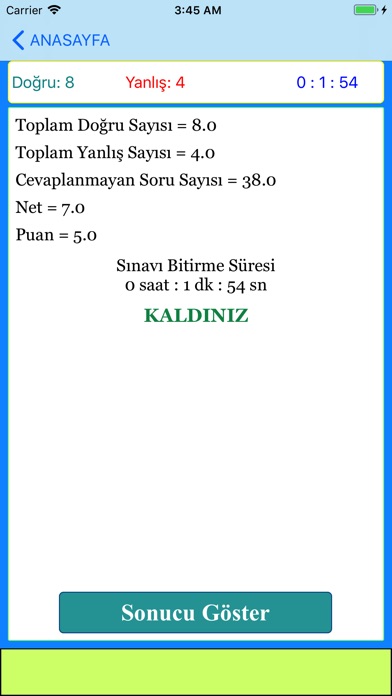 Banka Sınavları screenshot 4