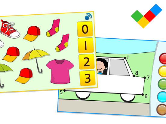 Screenshot #6 pour Les Maths, de 3 à 5 ans