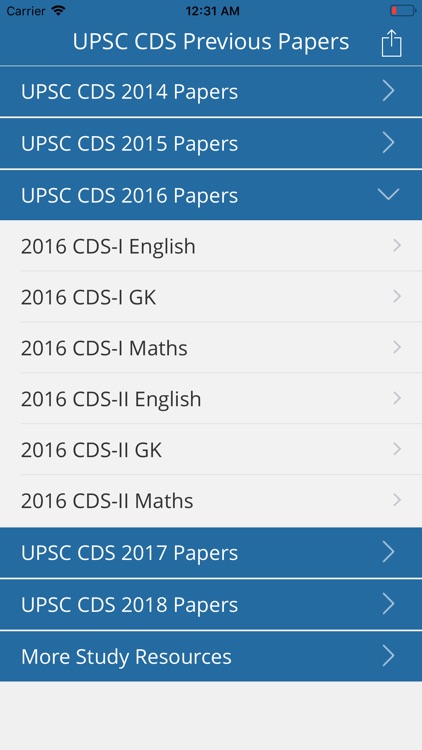 UPSC CDS Previous Papers