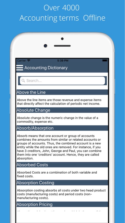 Financial Accounting Terms