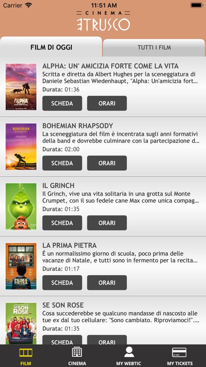 Webtic Etrusco Cinema