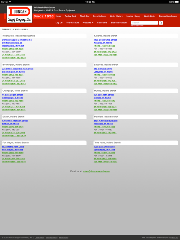 Screenshot #6 pour Duncan Supply Mobile