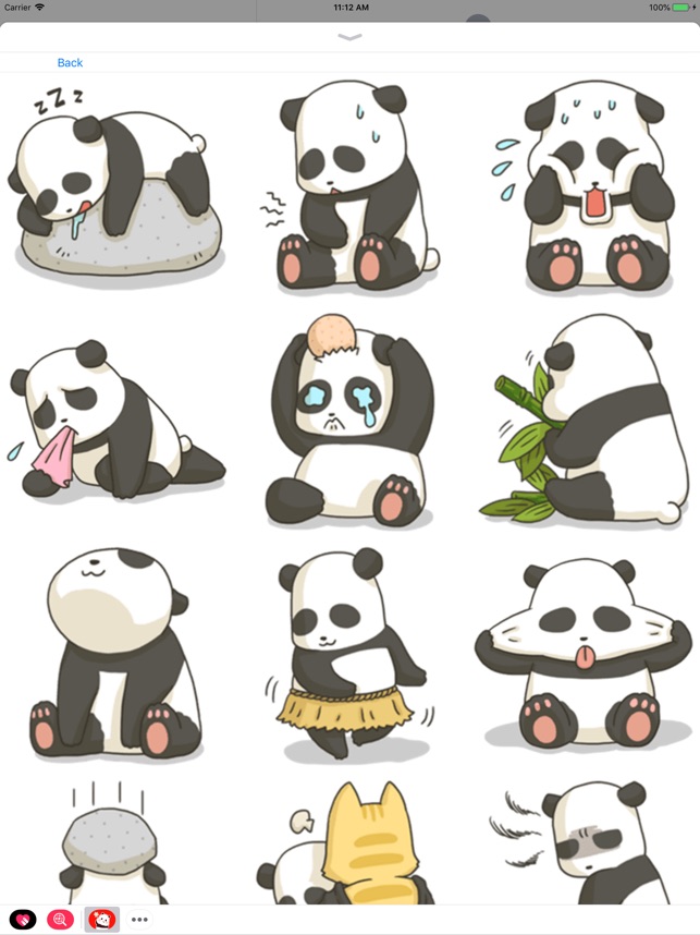 Panda par i-Sticker : Stickers autocollant MacBook Pro Air