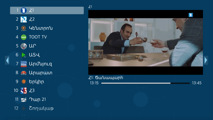 Screenshot #2 pour Arpinet for TV