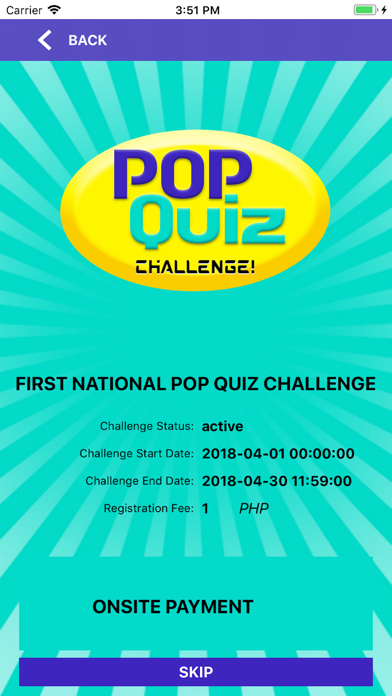 Pop Quiz Challenge screenshot 3