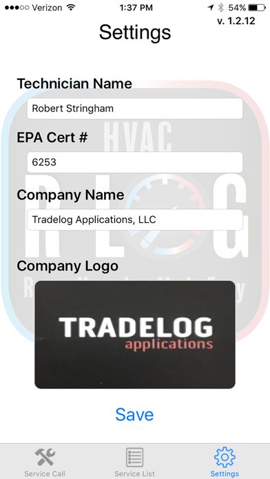 R-Log Screenshot