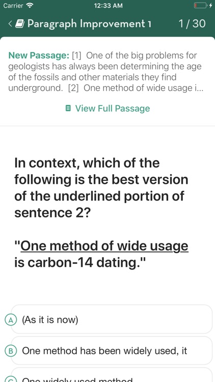 SAT Practice: Writing