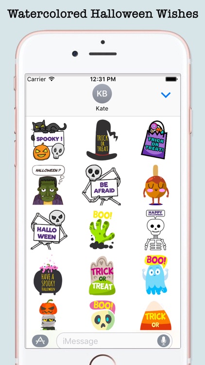 Halloween Card Wishes Emojis
