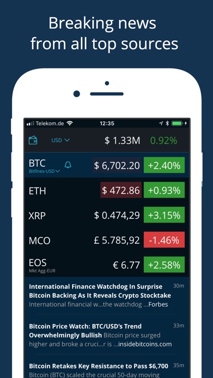 HODL Real-Time Cryptocurrency