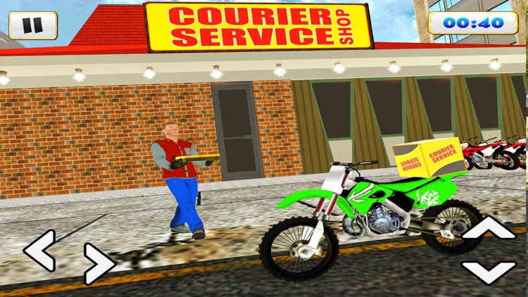 Courier Delivery Bike Rider 3D by Ubaid Ahmed Alwani