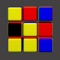 The objective of The game is to sort all The cubes so they are aligned by color