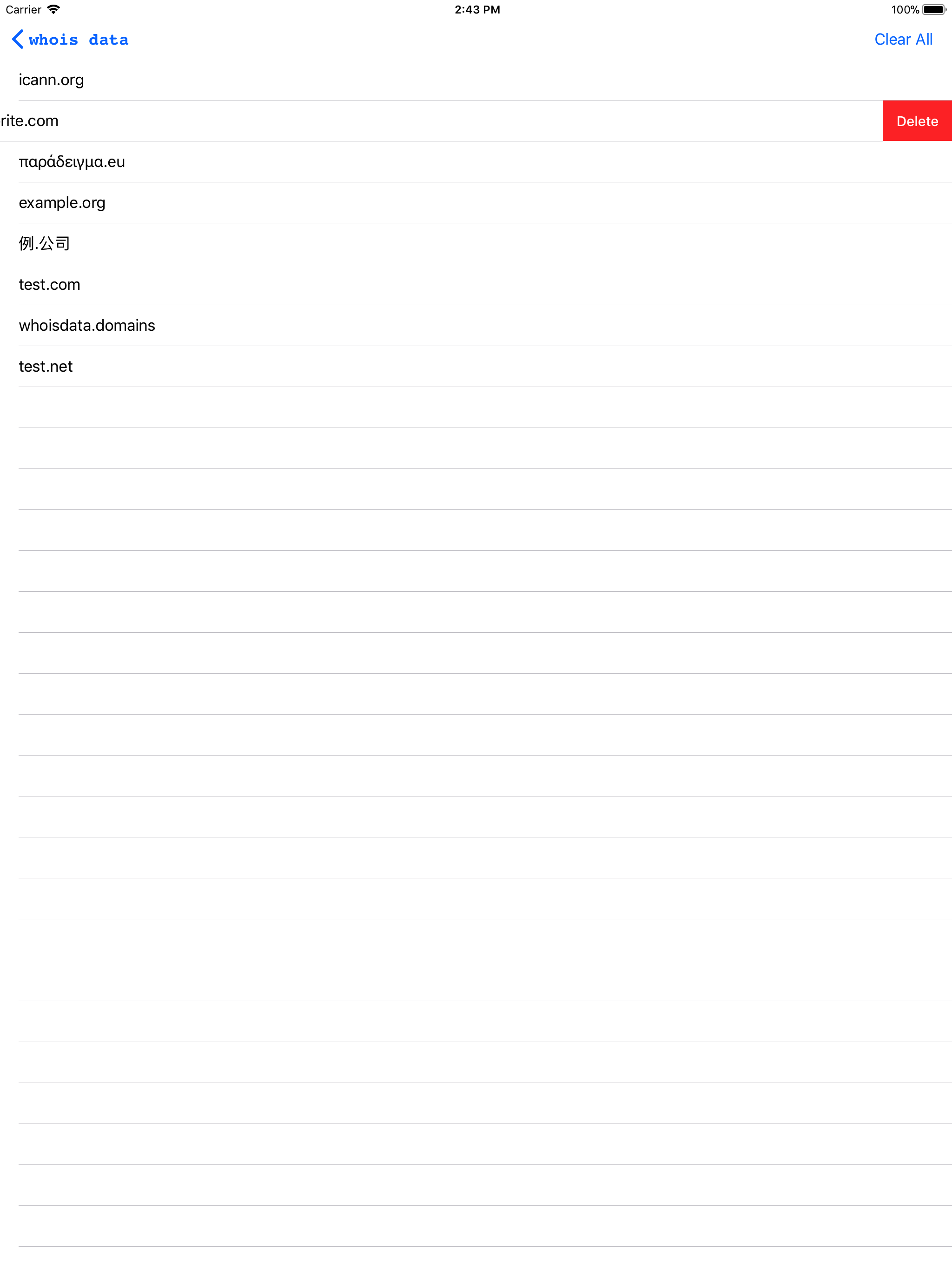 Whois Data