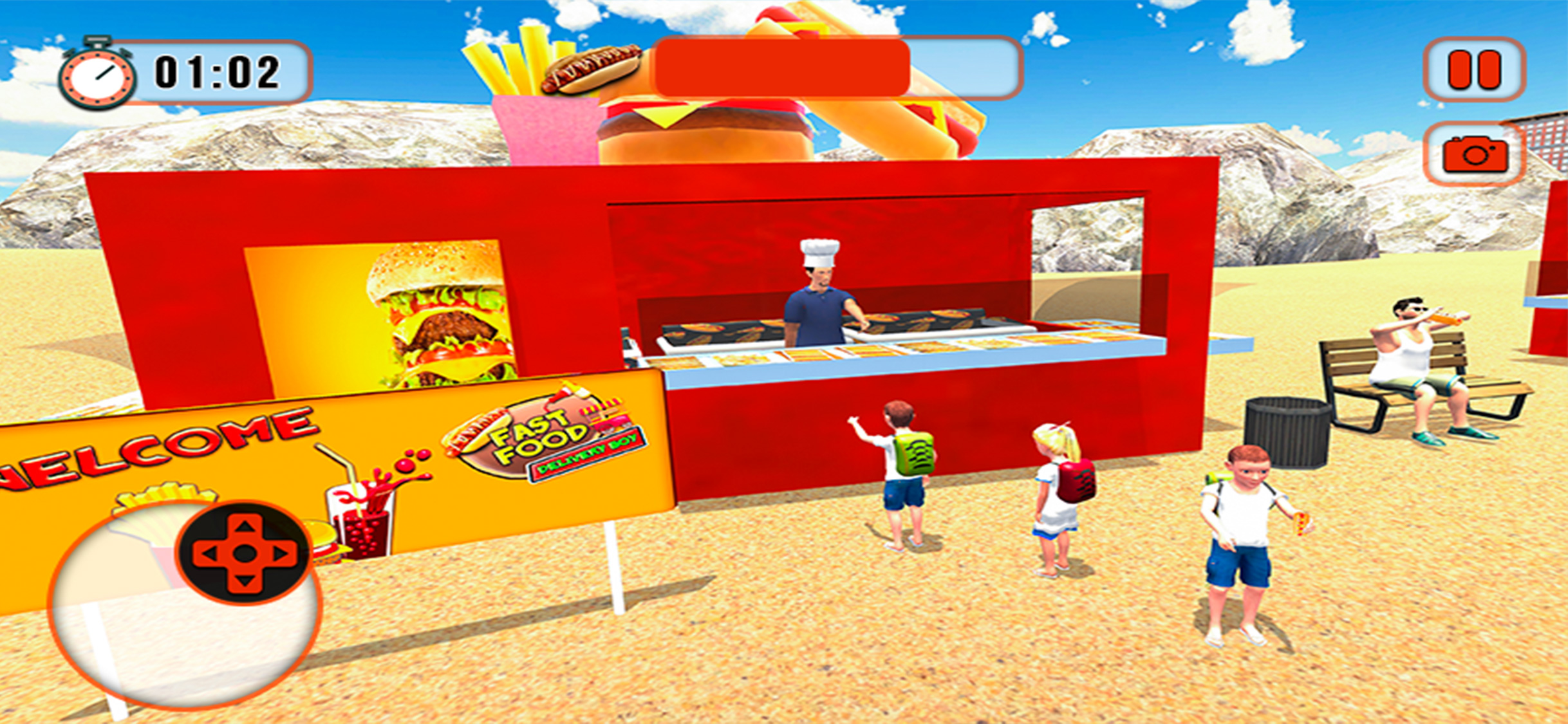 Hot Dog Delivery Boy Simulator