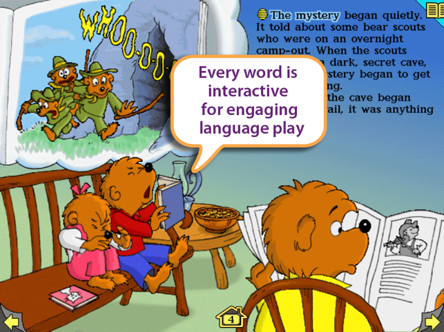 ‎In The Dark, Berenstain Bears Screenshot