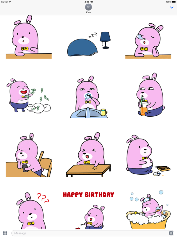 Screenshot #4 pour Pinky Rabbit Life Animation