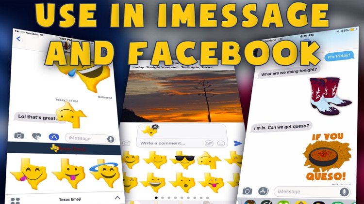 Texas Emoji - Texan Stickers