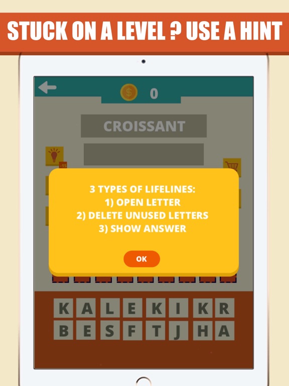 Guess The Word - 5 Clues Quiz iPad screenshot