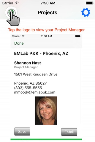 EMLab P&K LabServe® Mobile screenshot 2